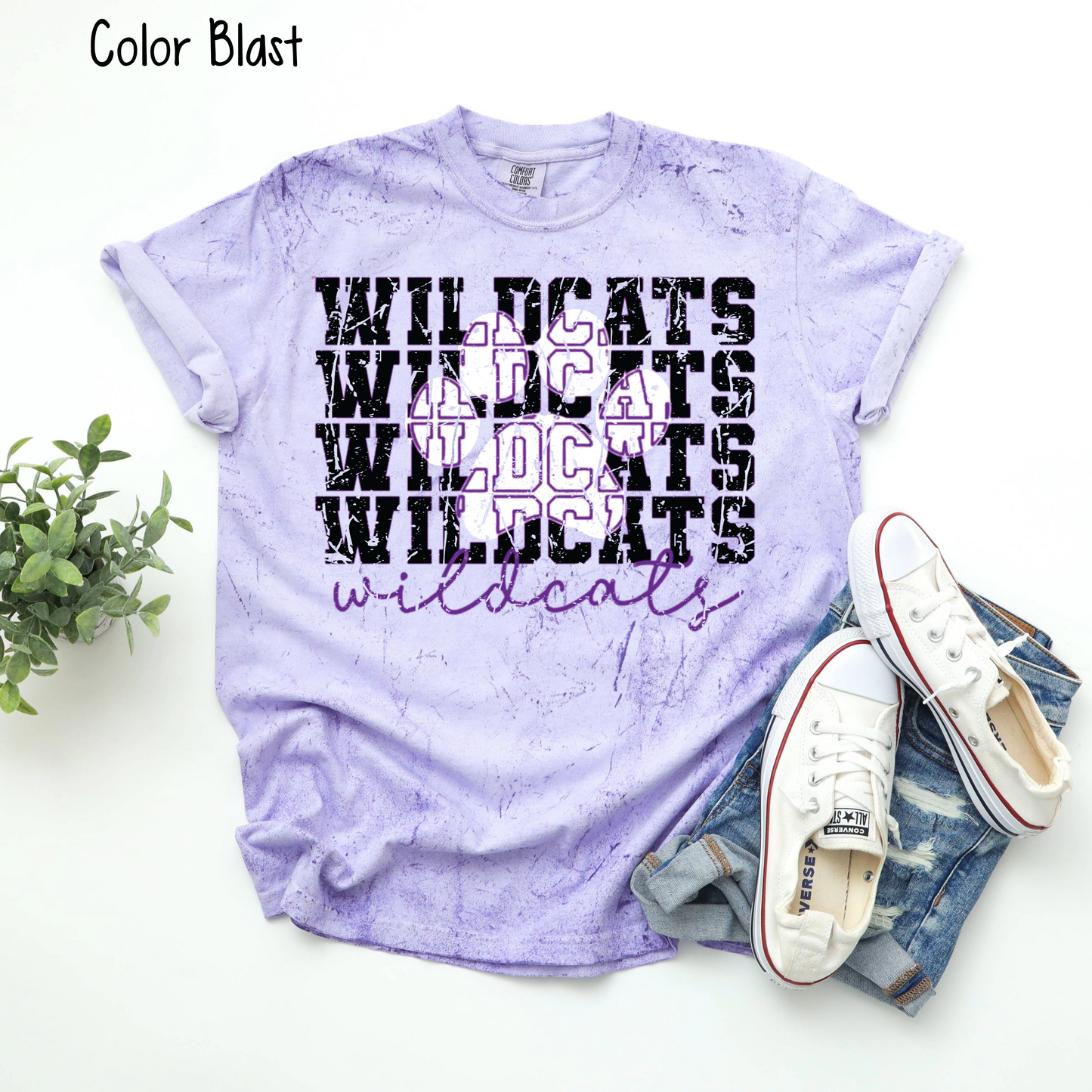 Wildcats with Paw Print