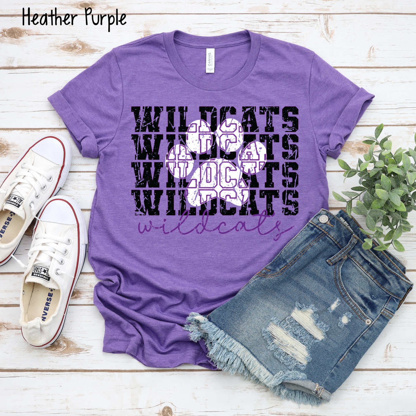 Wildcats with Paw Print