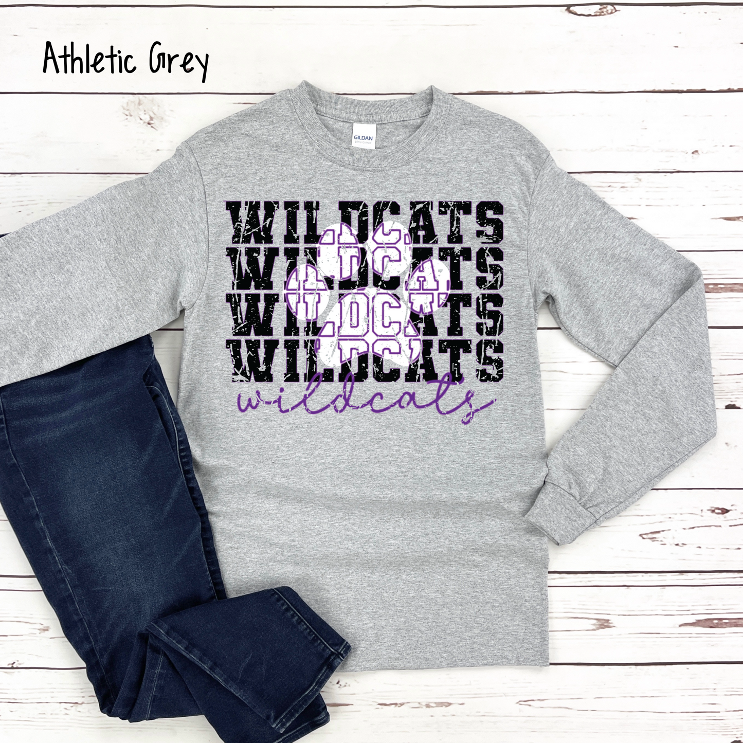 Wildcats with Paw Print