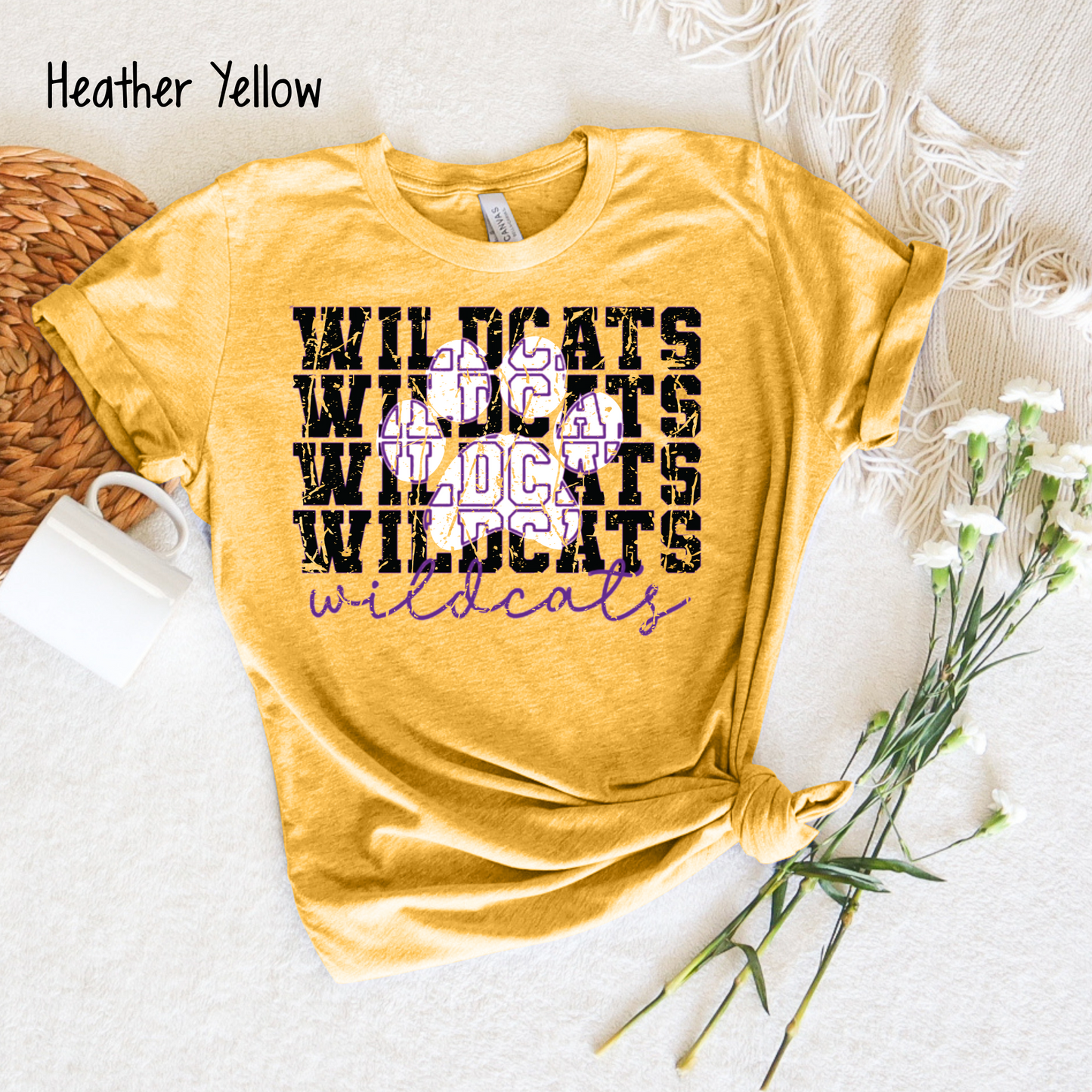 Wildcats with Paw Print