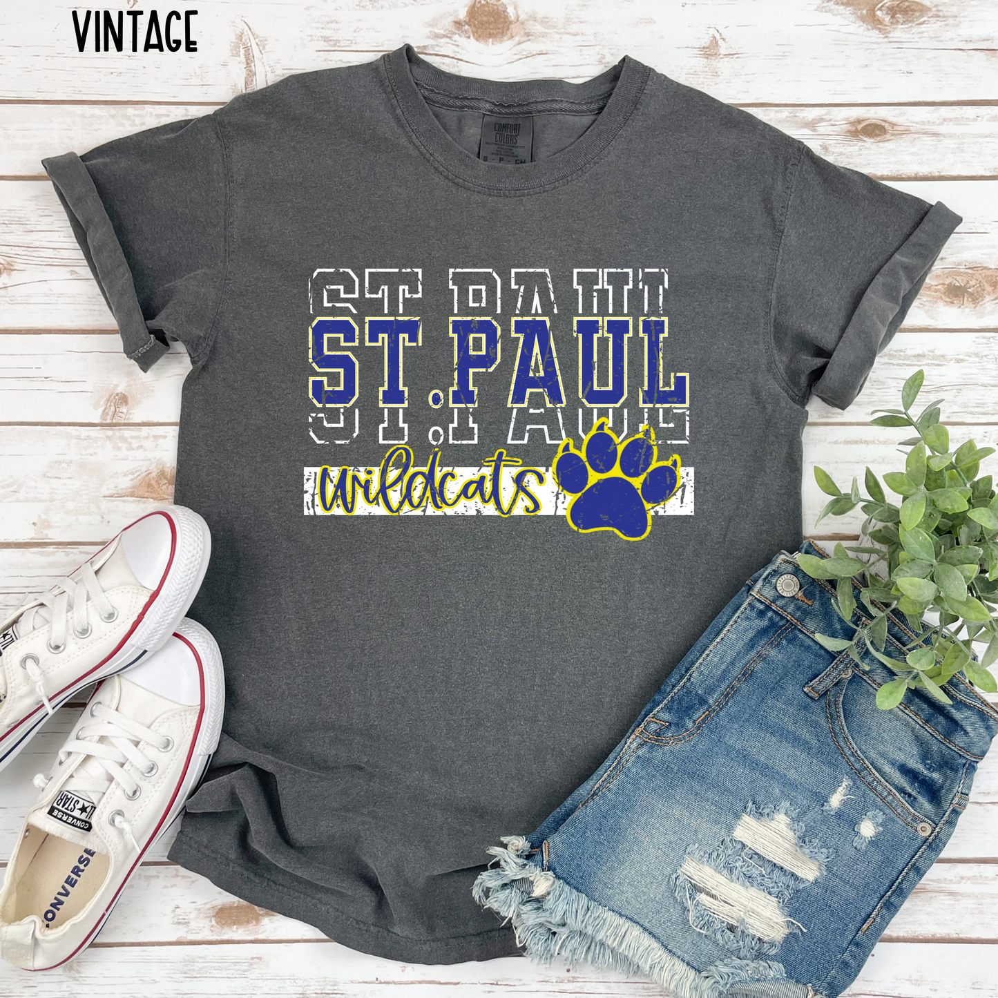 St. Paul Wildcats with Paw