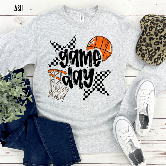 Game Day w/ basketball and hoop