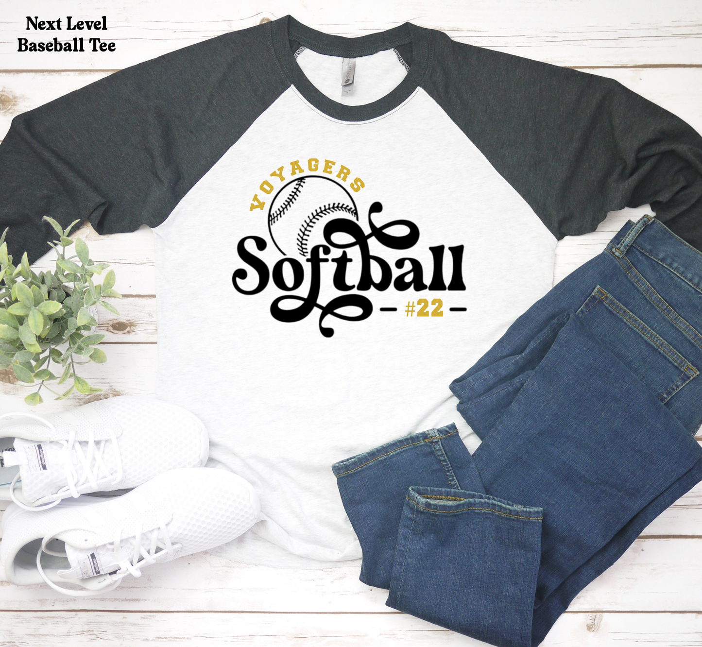 Voyagers Softball cursive