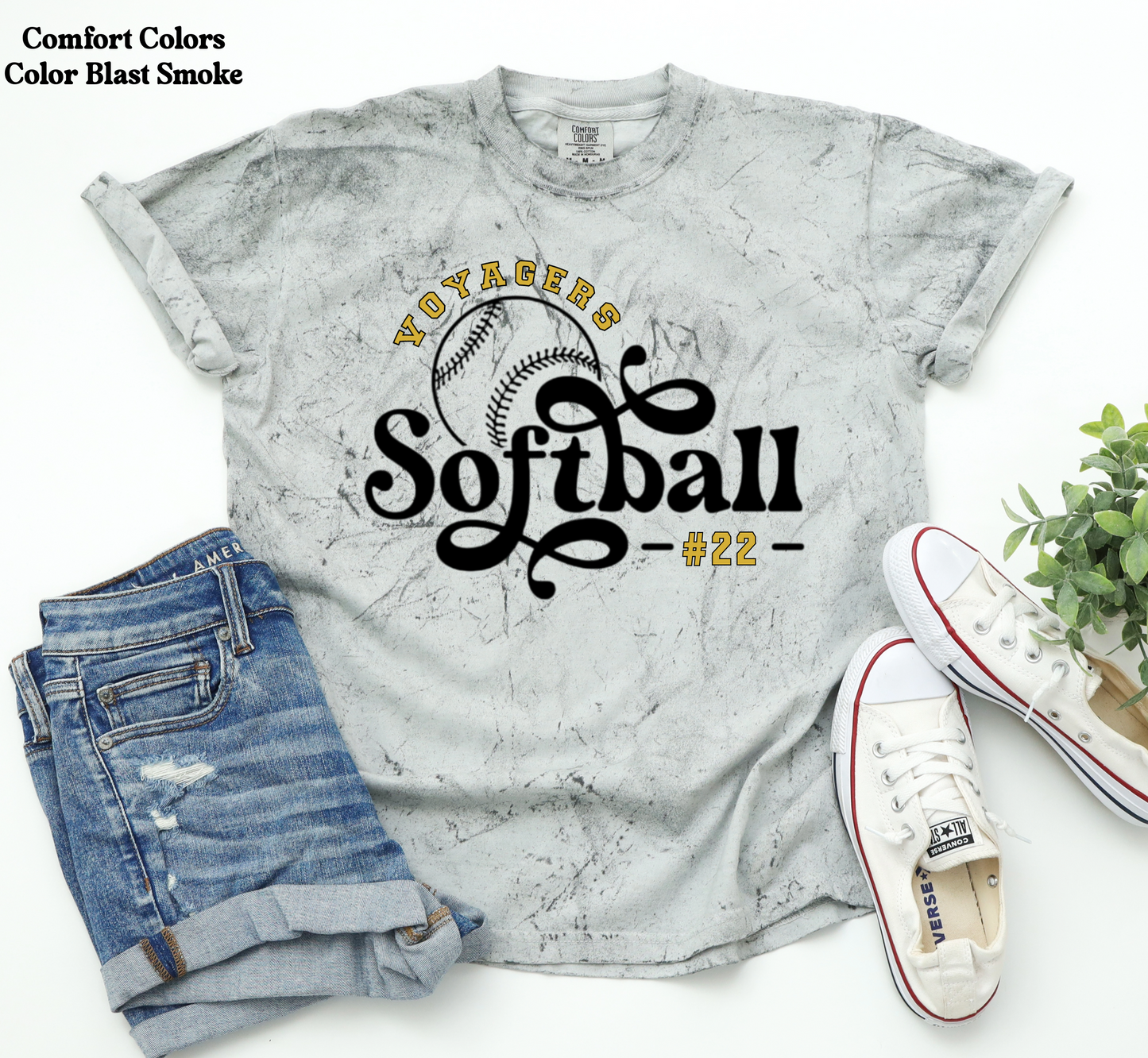 Voyagers Softball cursive