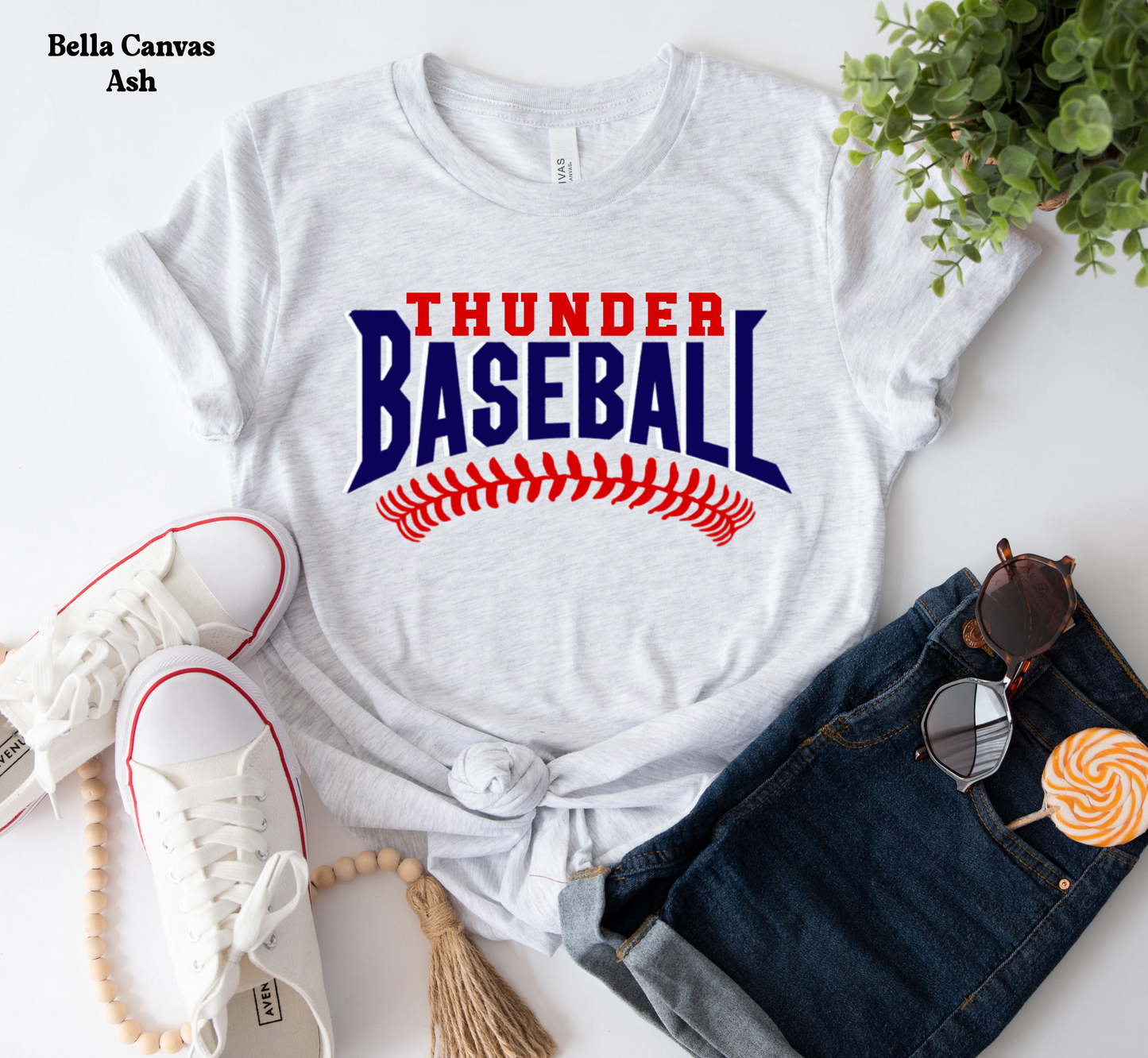 Thunder Baseball with laces