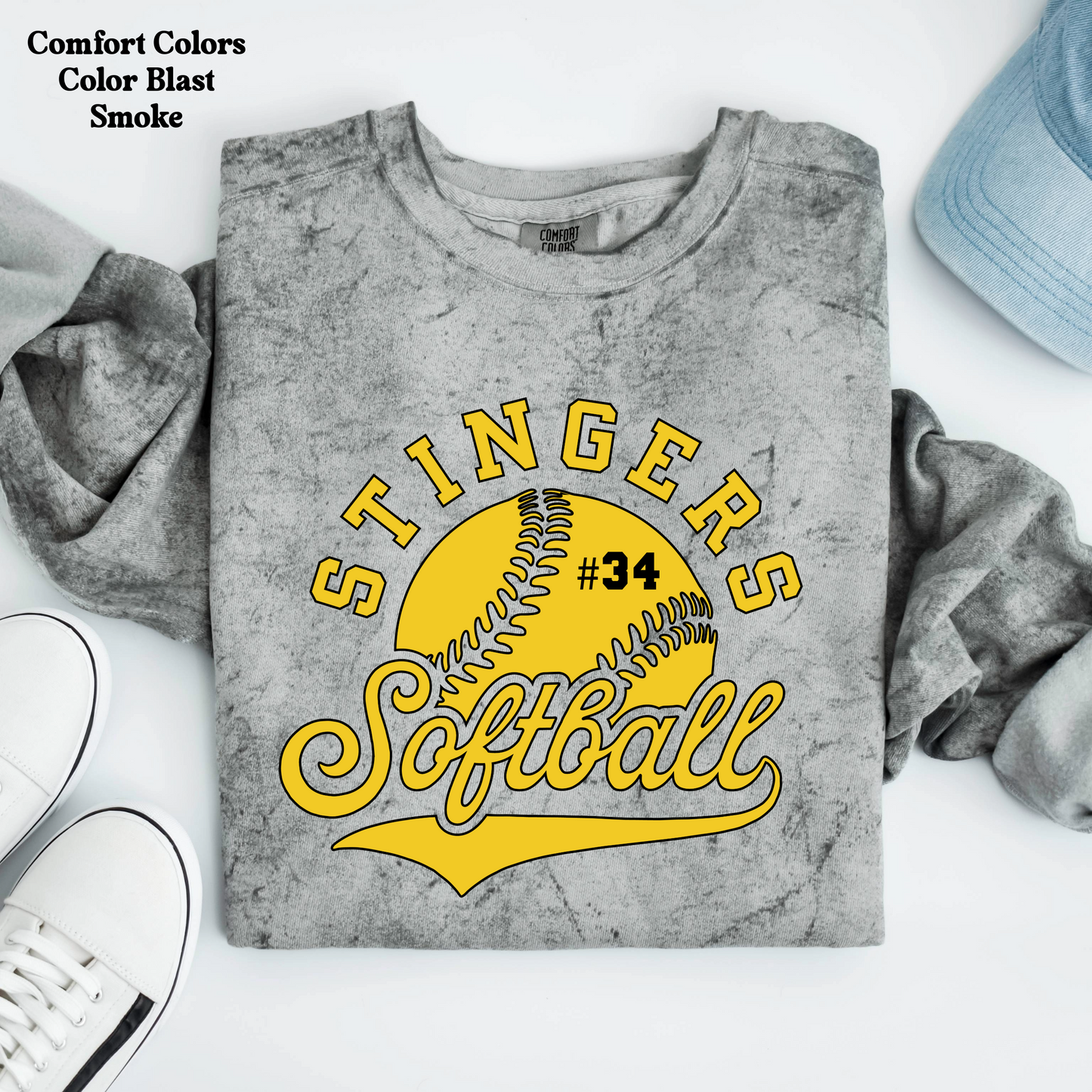 Stingers Softball w/ Number on Softball
