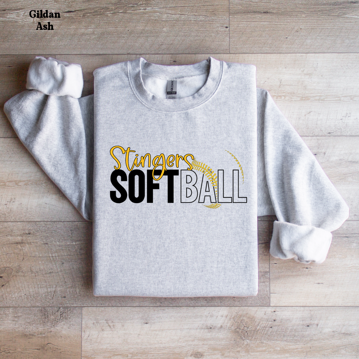 Stingers Softball w/ Laces on Front