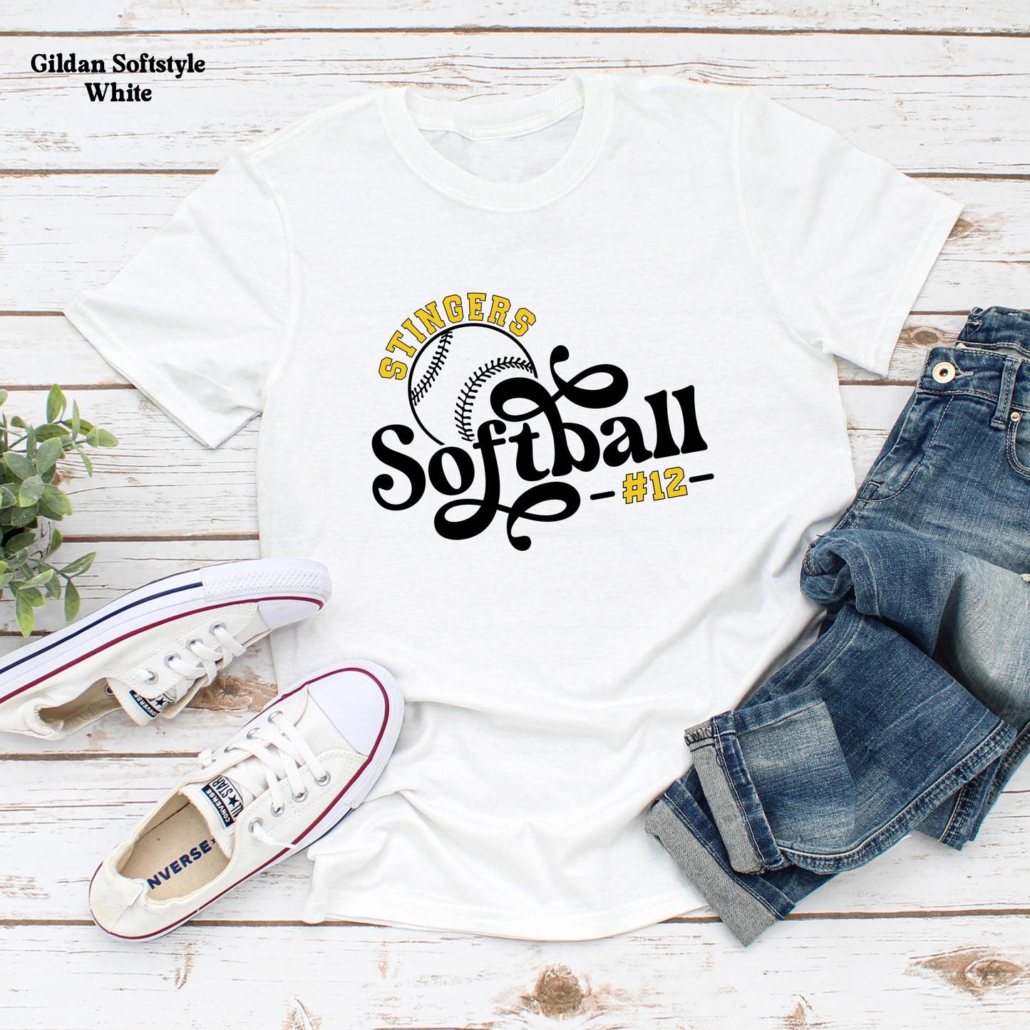 Stingers Softball Cursive
