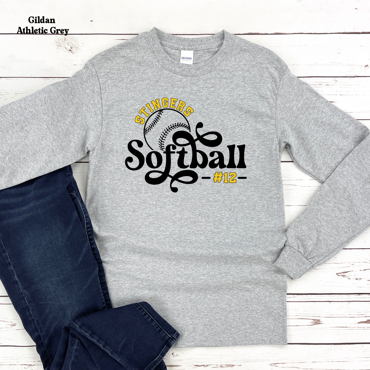Stingers Softball Cursive