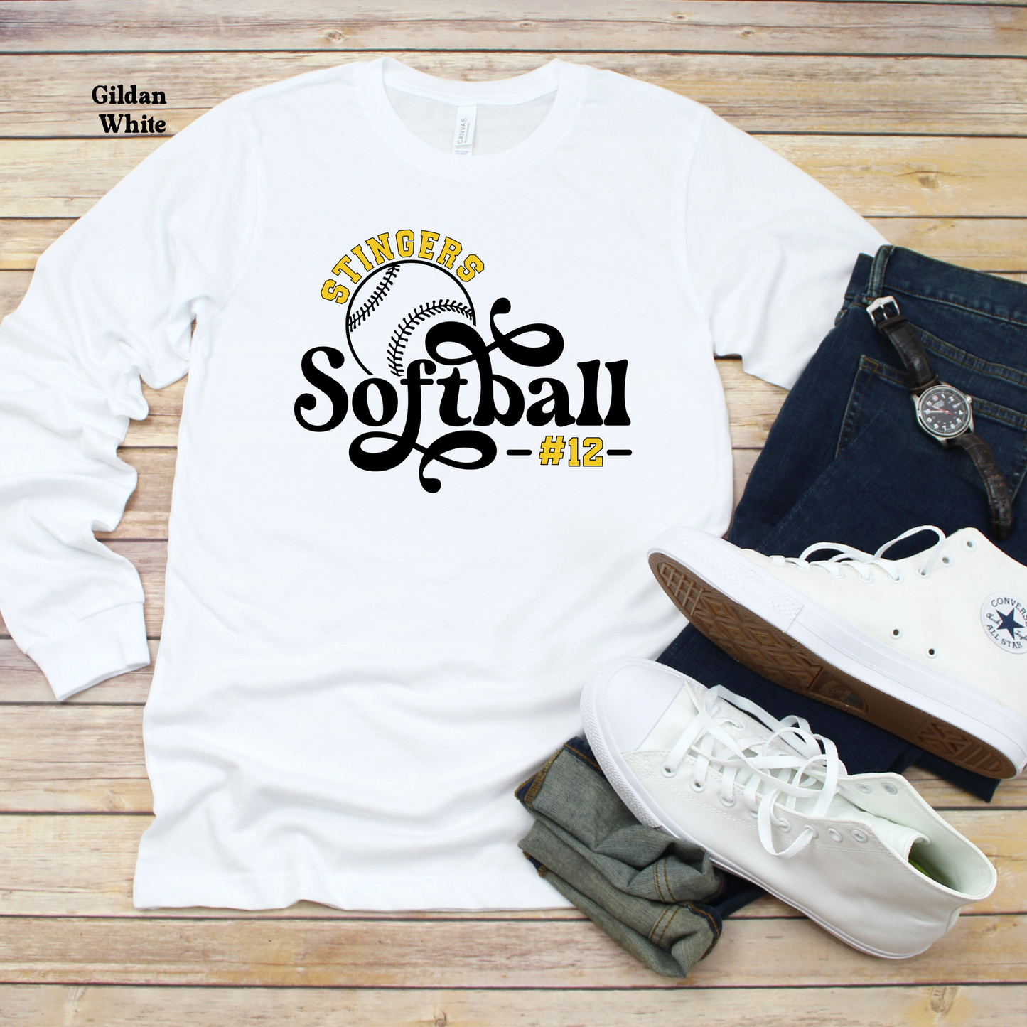Stingers Softball Cursive