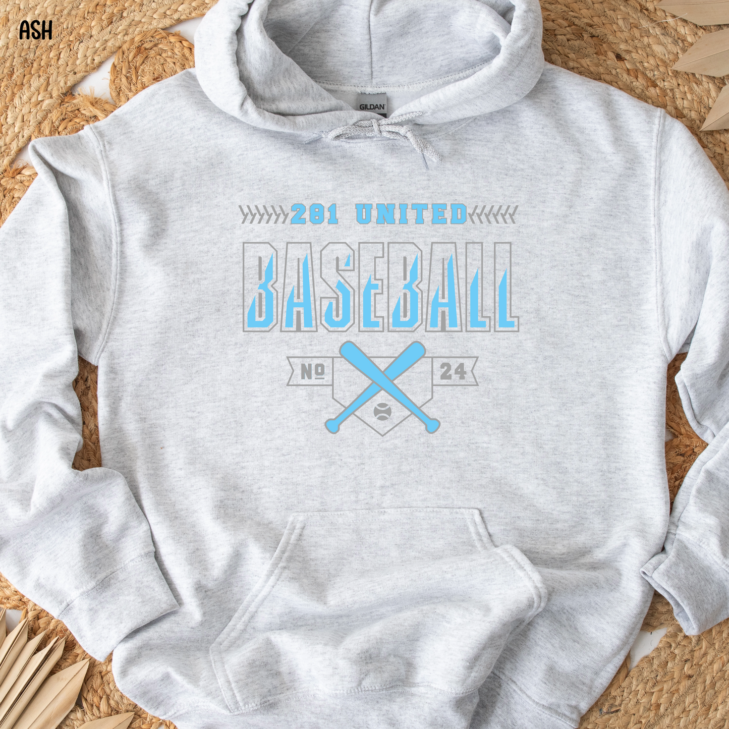 281 United Baseball Number on Front