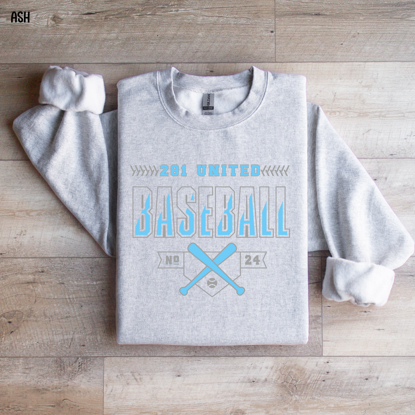 281 United Baseball Number on Front