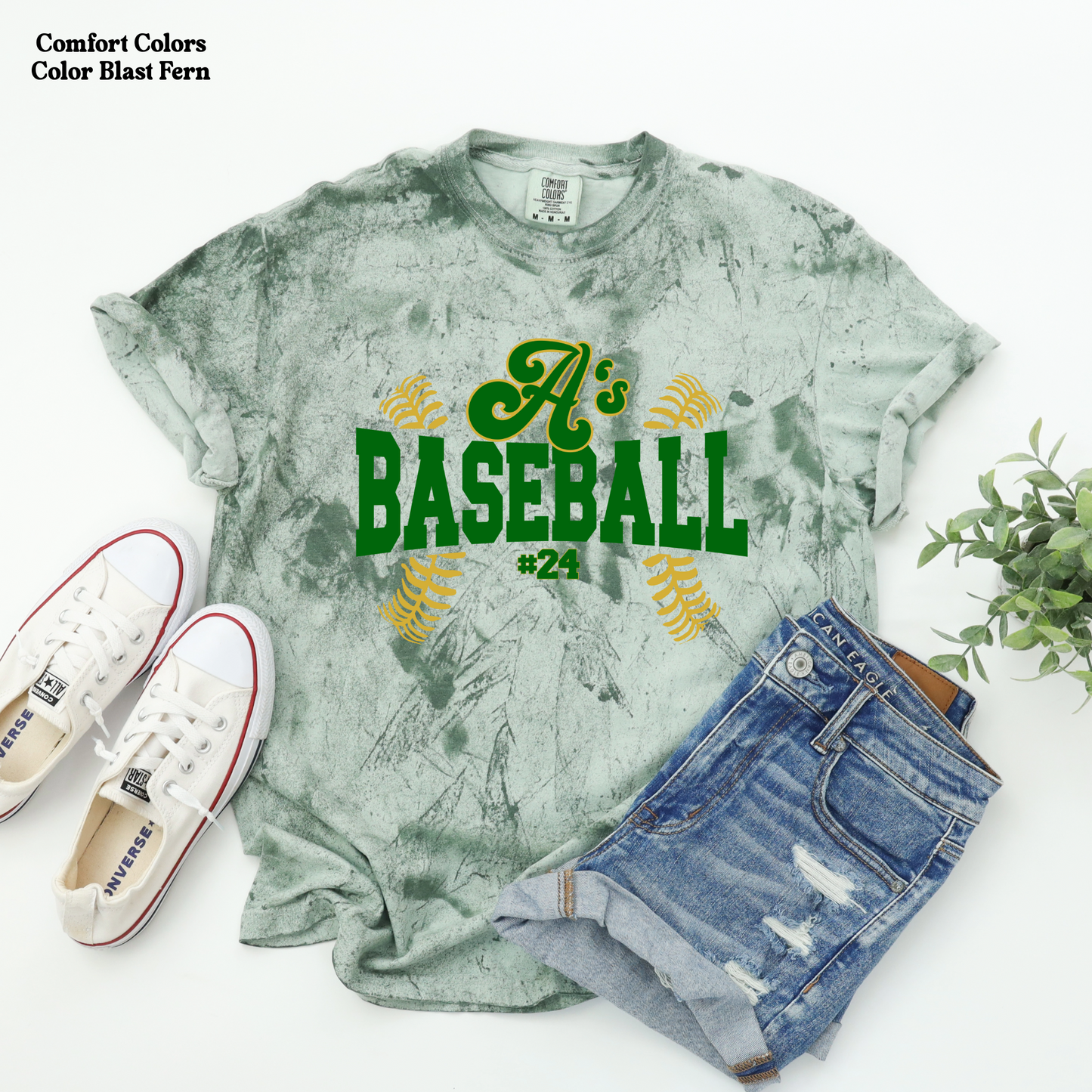 A's Baseball with Laces