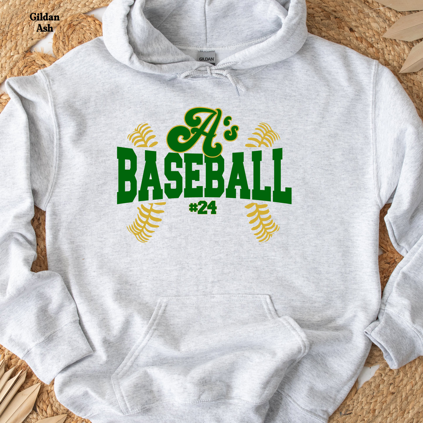 A's Baseball with Laces