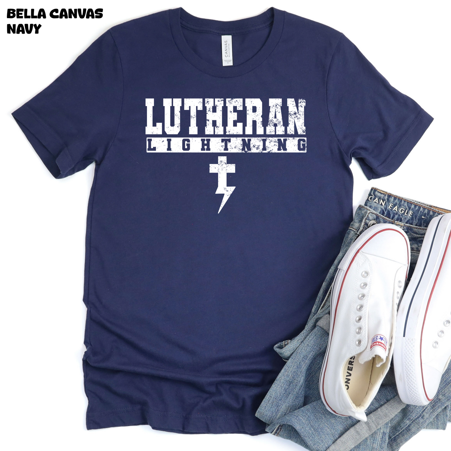 Lutheran Lightning - Athletic Font