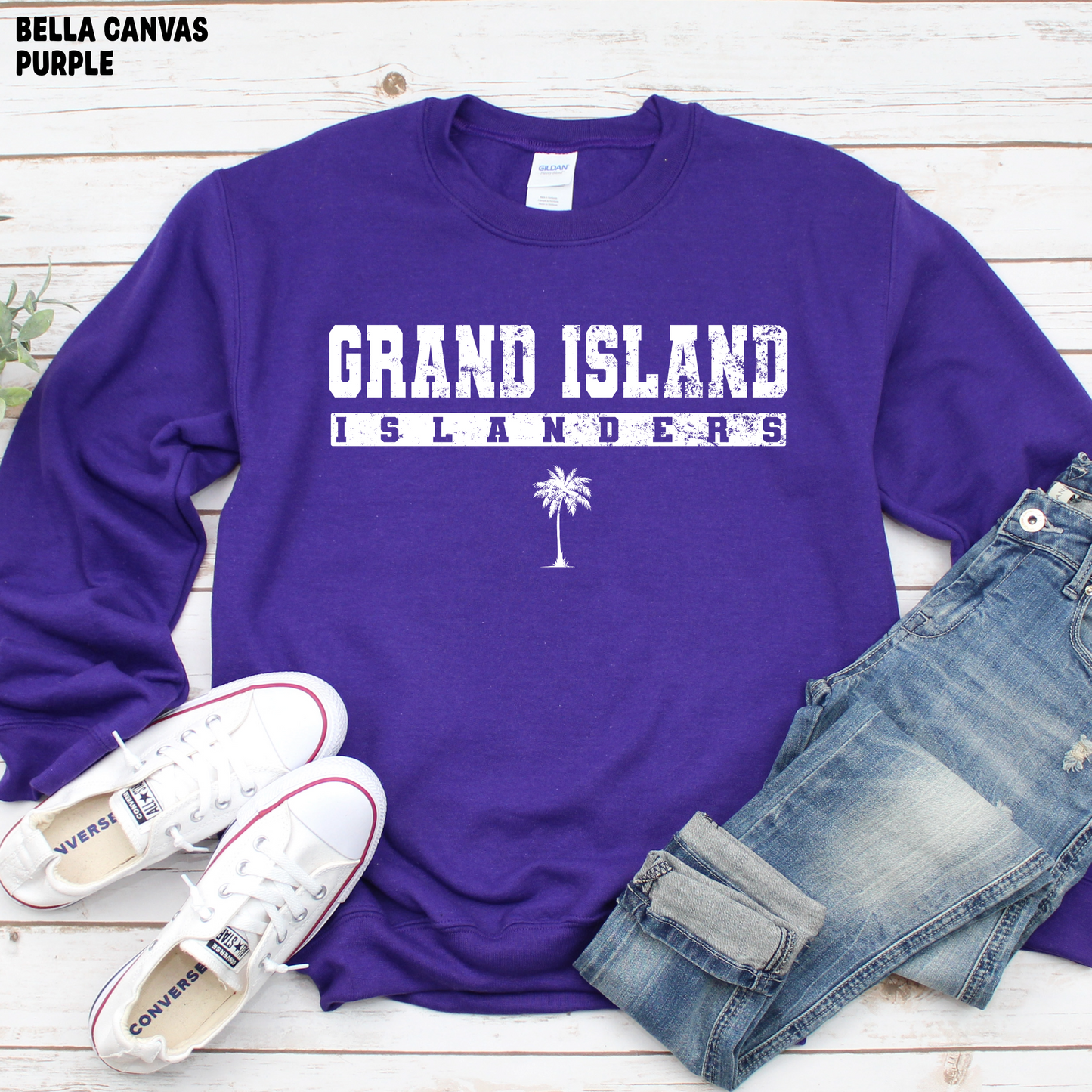 Grand Island Islanders - Athletic Font