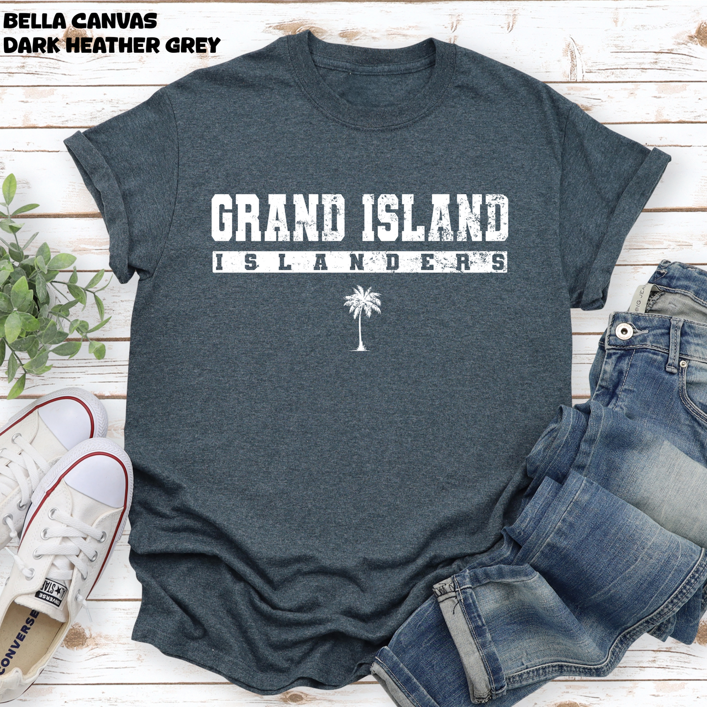 Grand Island Islanders - Athletic Font