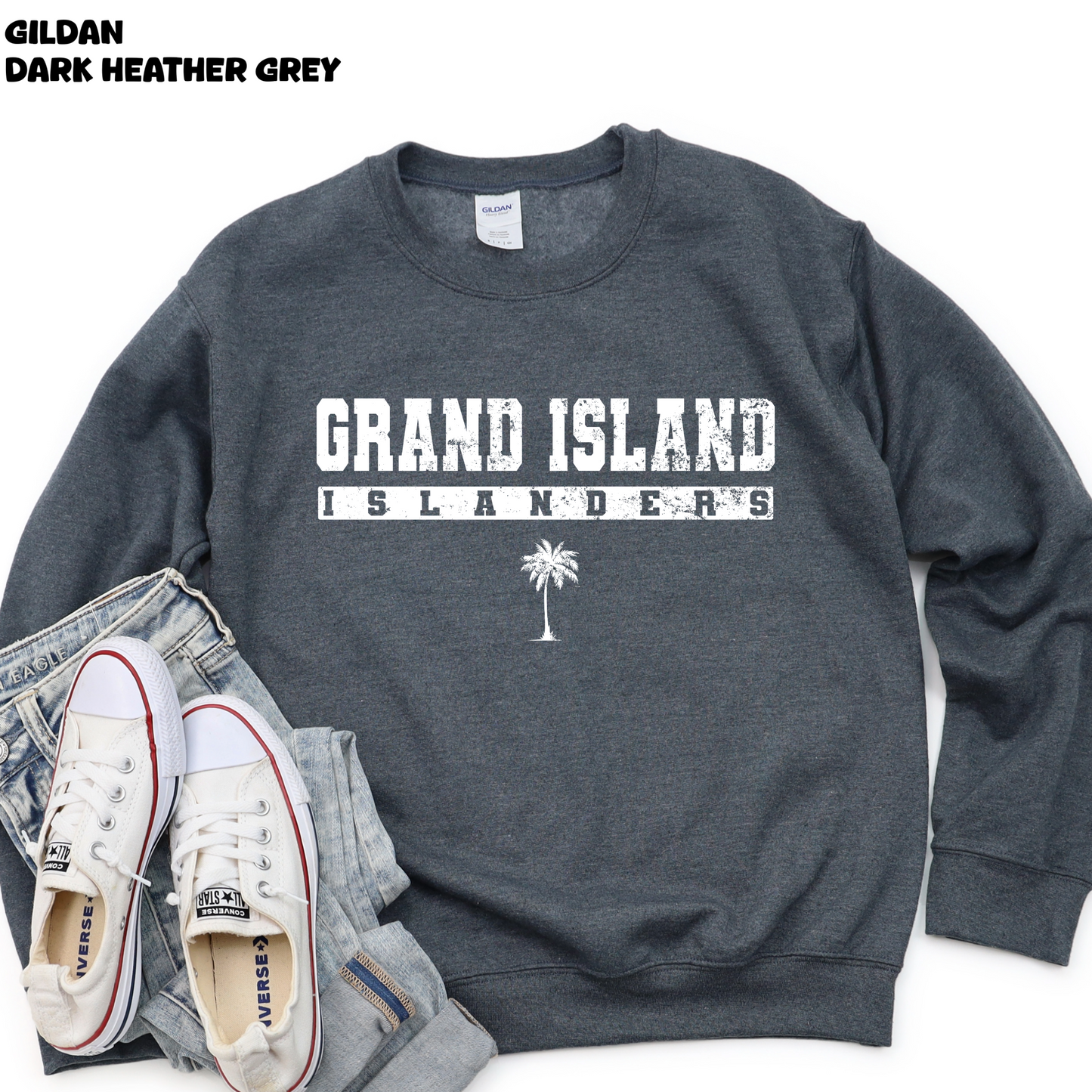 Grand Island Islanders - Athletic Font