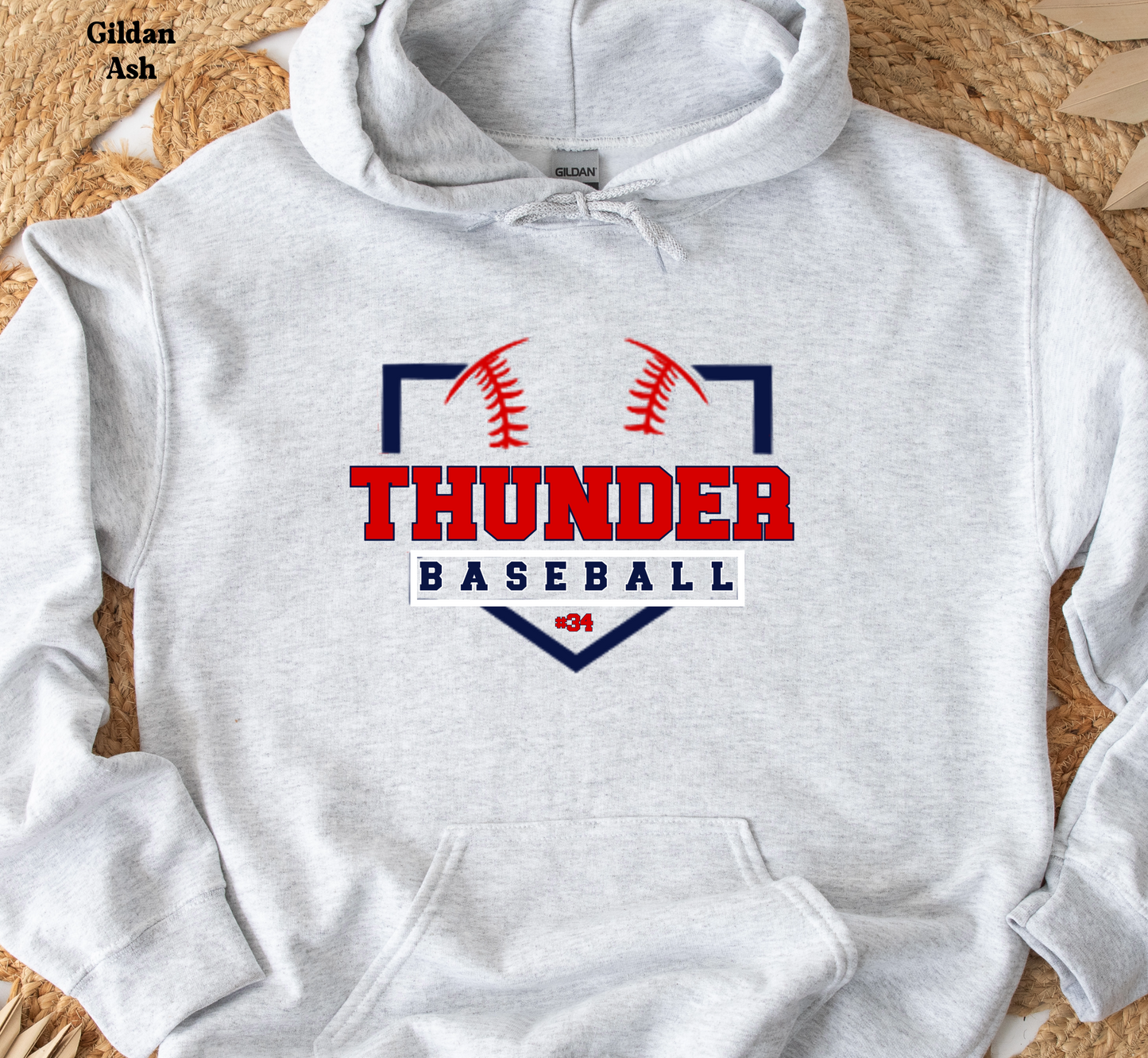 Thunder Baseball with base