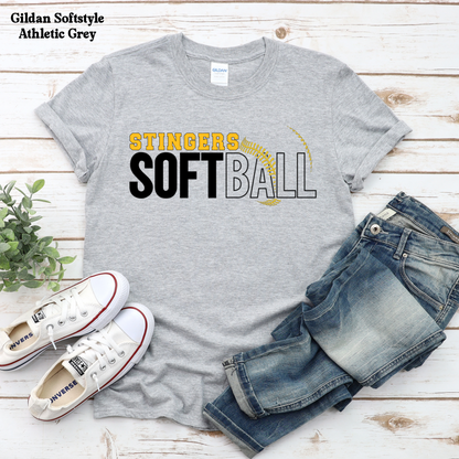 Stingers Softball with Laces Block