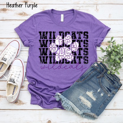 Wildcats with Paw Print