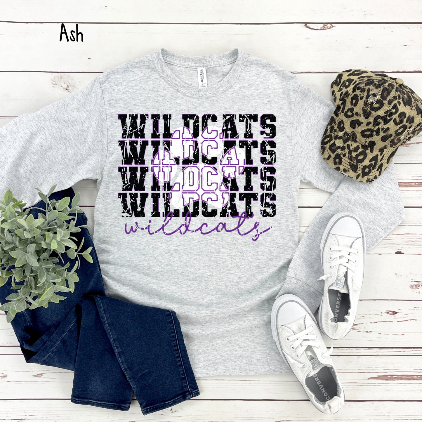 Wildcats with Paw Print