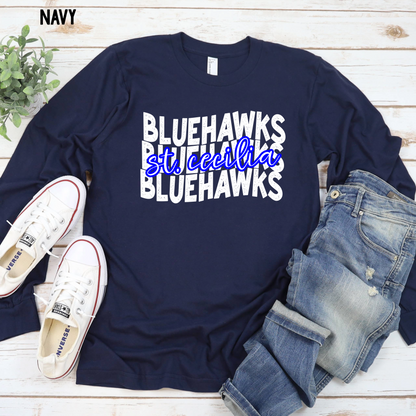 Bluehawks wavy