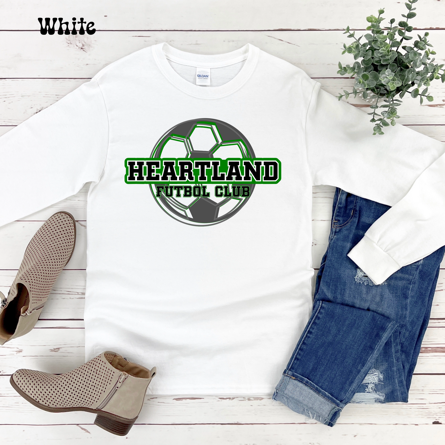 Heartland Futbol Club with Soccer Ball
