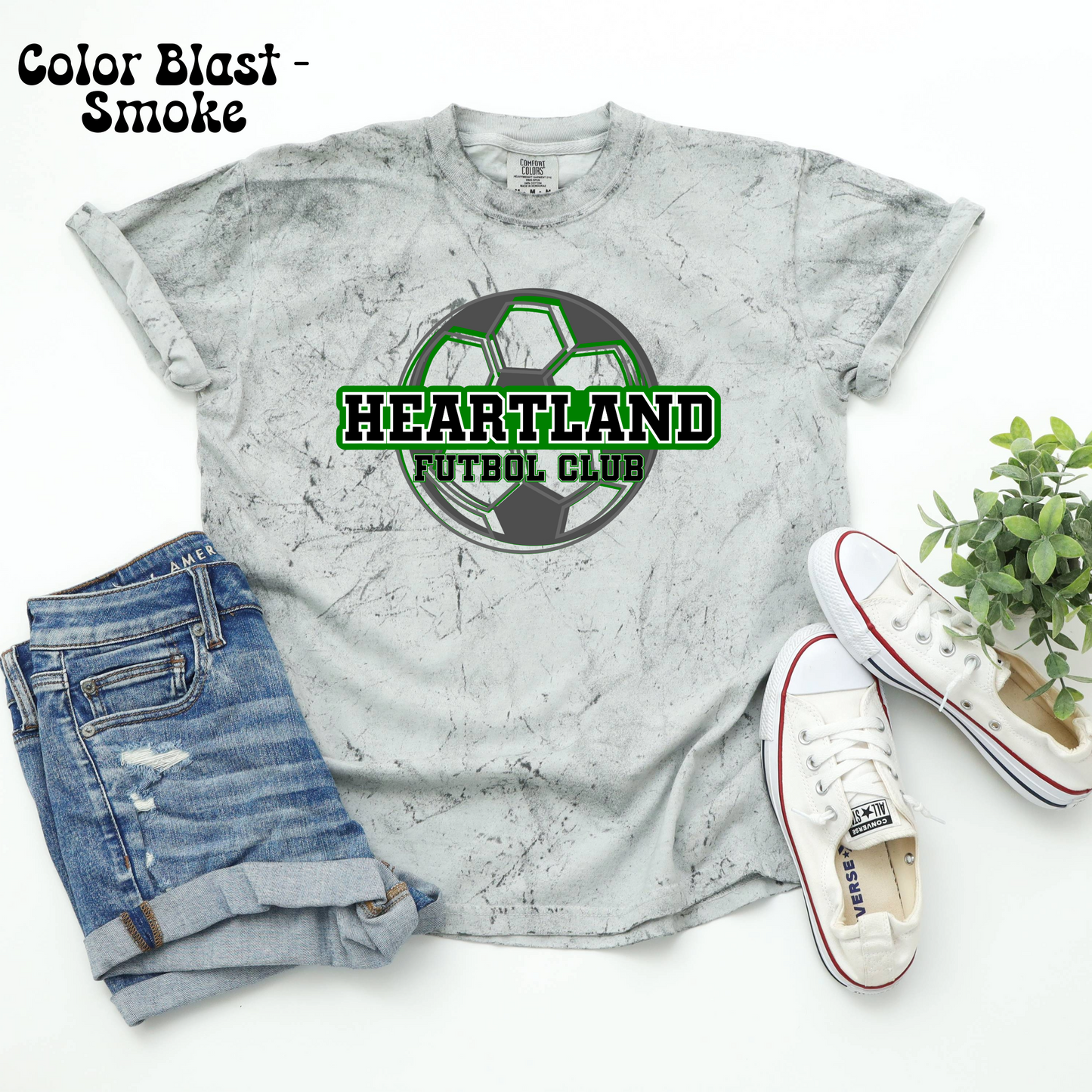 Heartland Futbol Club with Soccer Ball