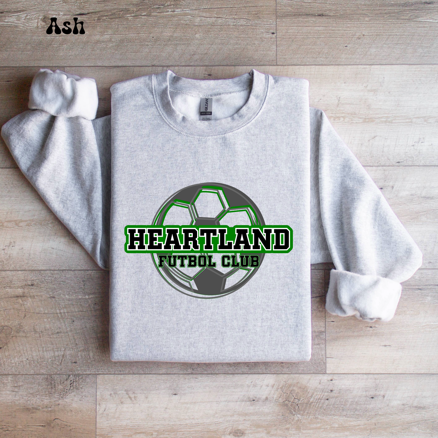 Heartland Futbol Club with Soccer Ball