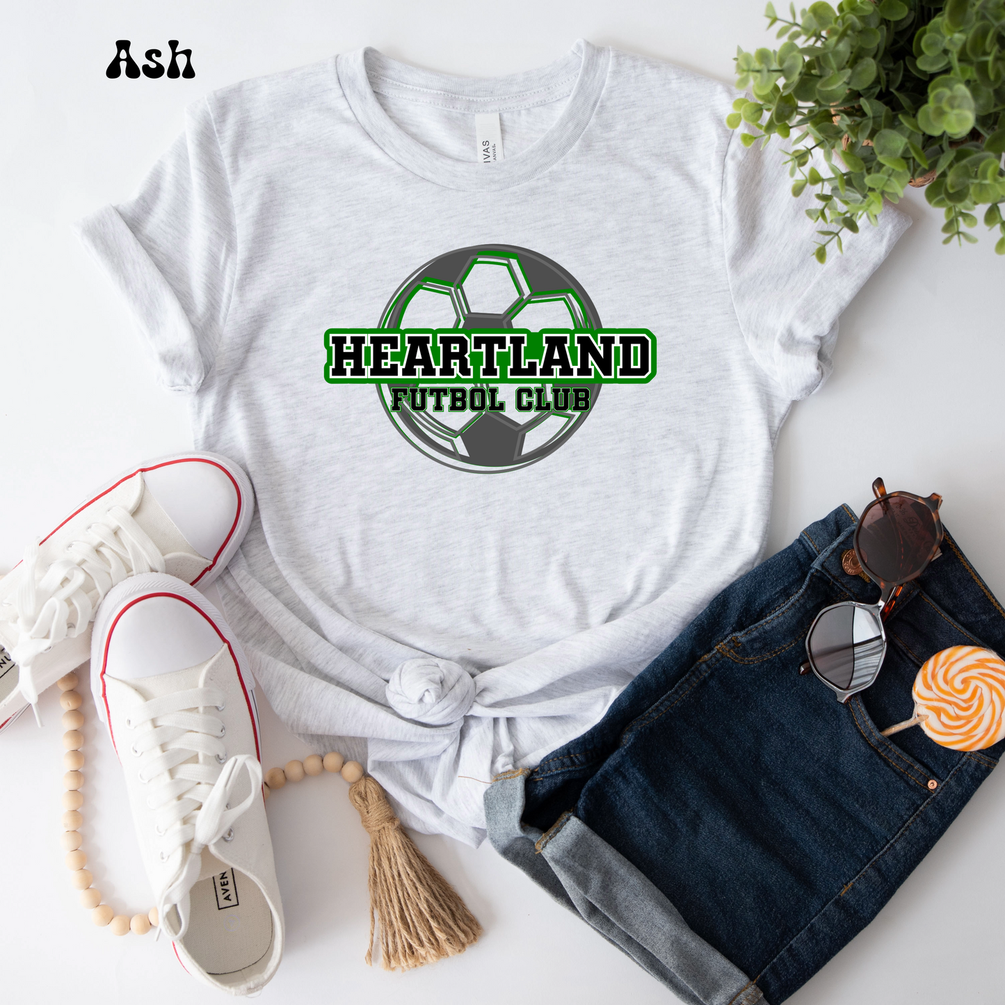 Heartland Futbol Club with Soccer Ball