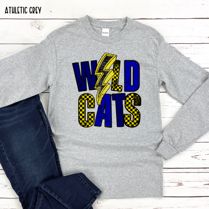 Wildcats w/ Lightning Bolt