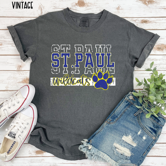 St. Paul Wildcats with Paw