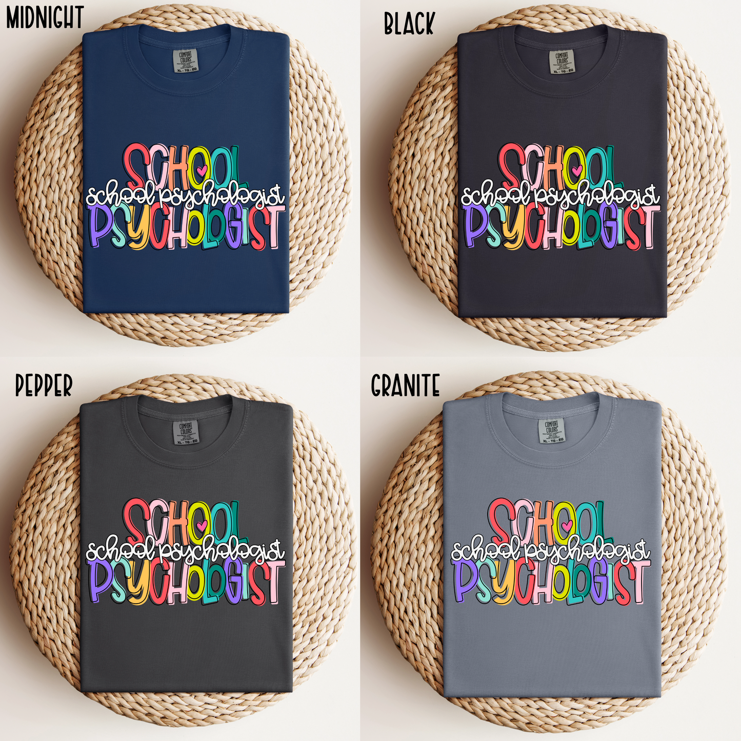 School Psychologist Colorful
