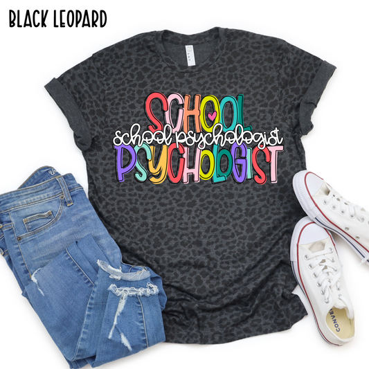 School Psychologist Colorful