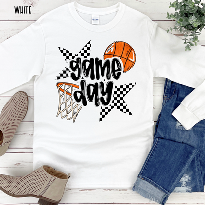 Game Day w/ basketball and hoop