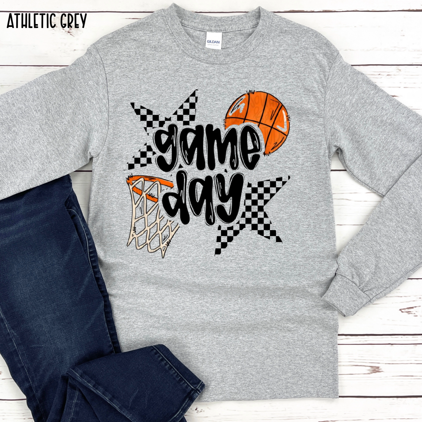 Game Day w/ basketball and hoop