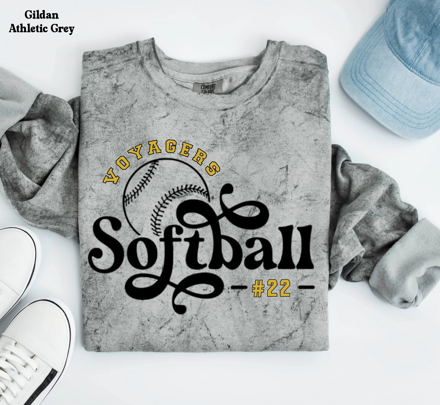 Voyagers Softball cursive