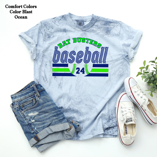 Bat Busters Baseball w/ Number on Front
