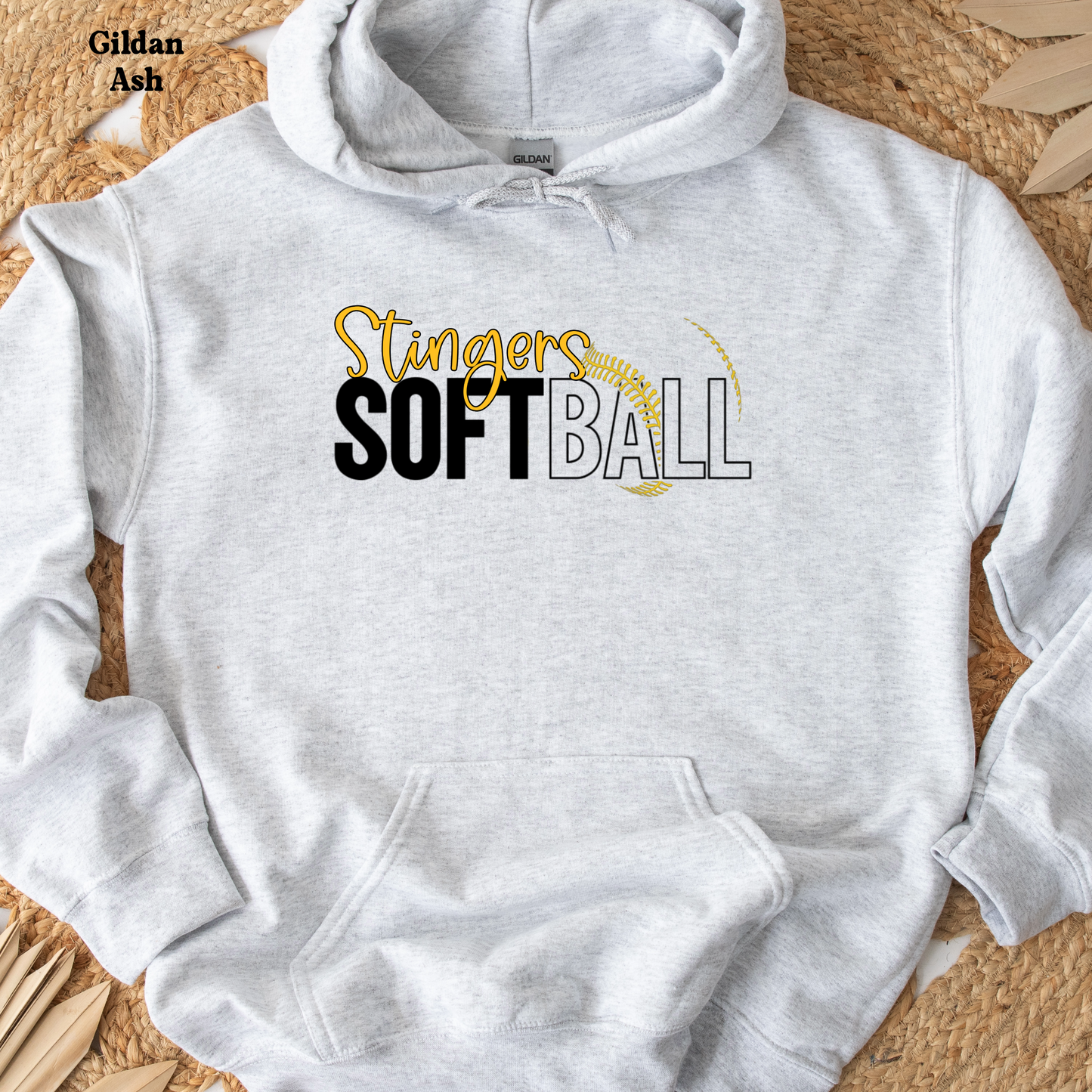 YOUTH - Stingers Softball w/ Laces on Front