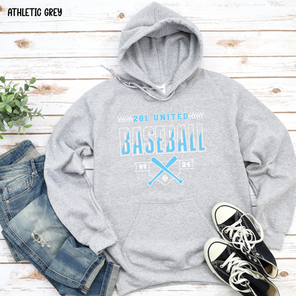 281 United Baseball Number on Front