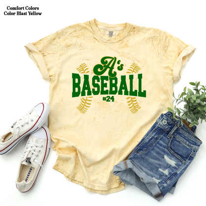 A's Baseball with Laces
