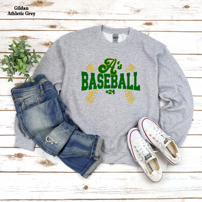 A's Baseball with Laces