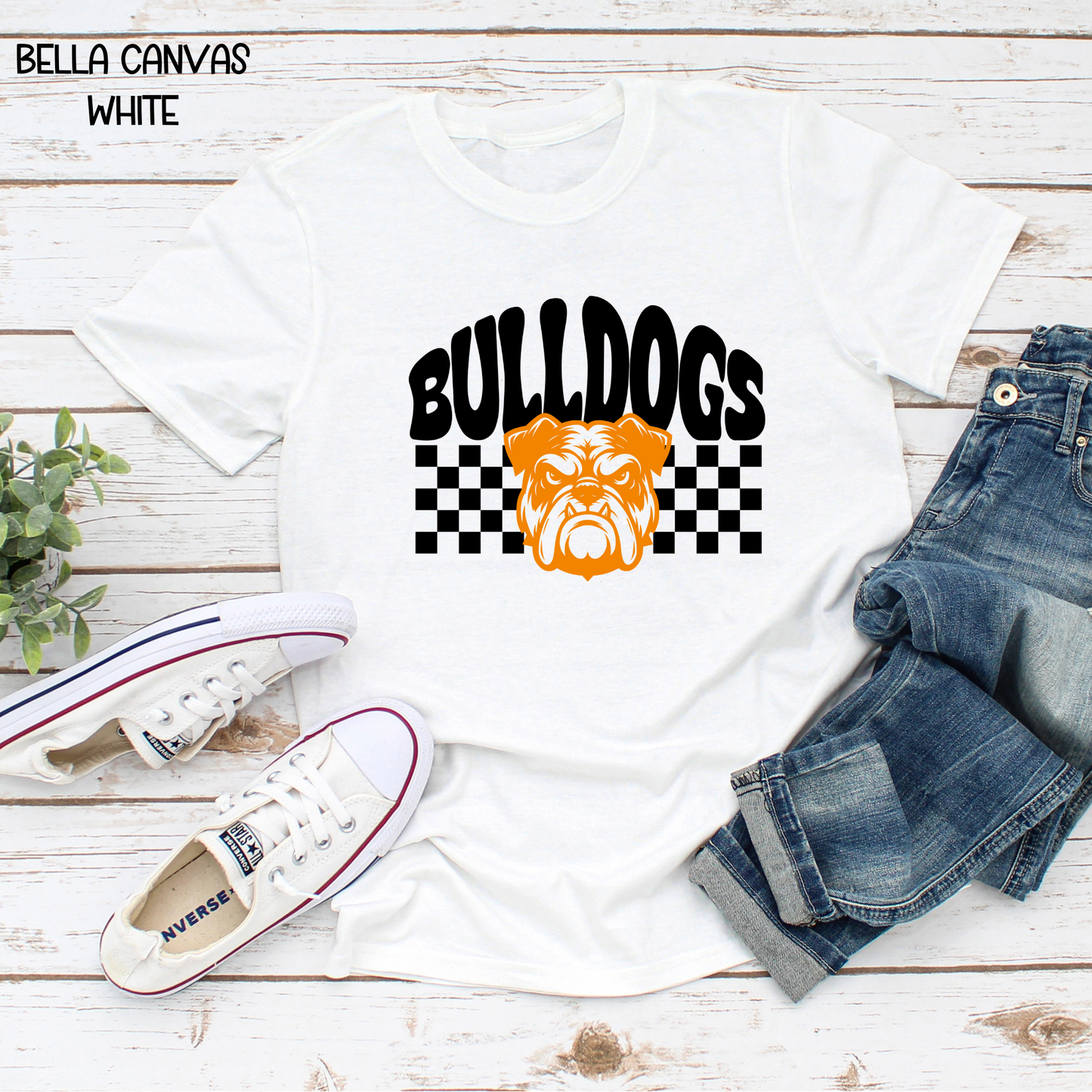 Bulldogs checkered