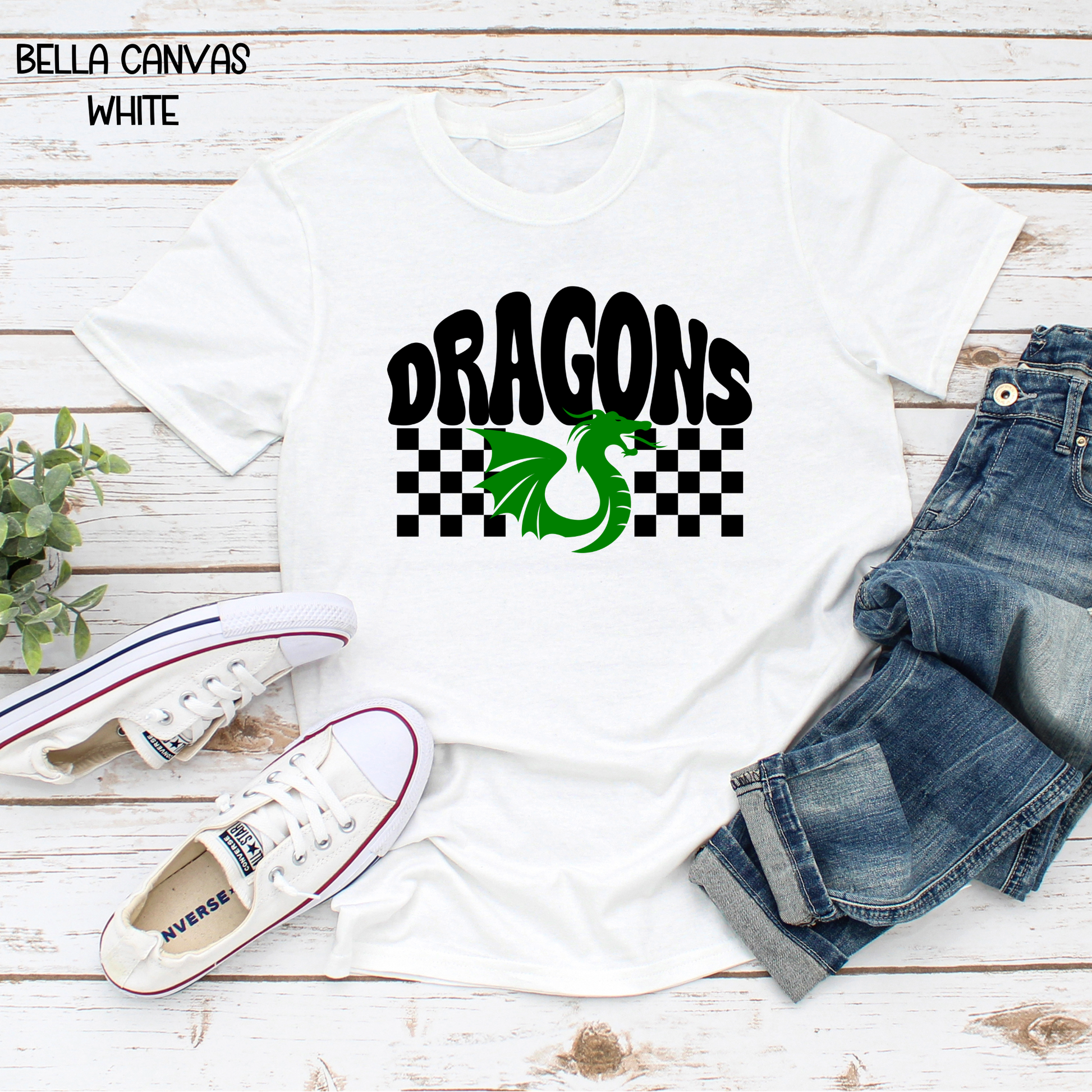 Dragons checkered