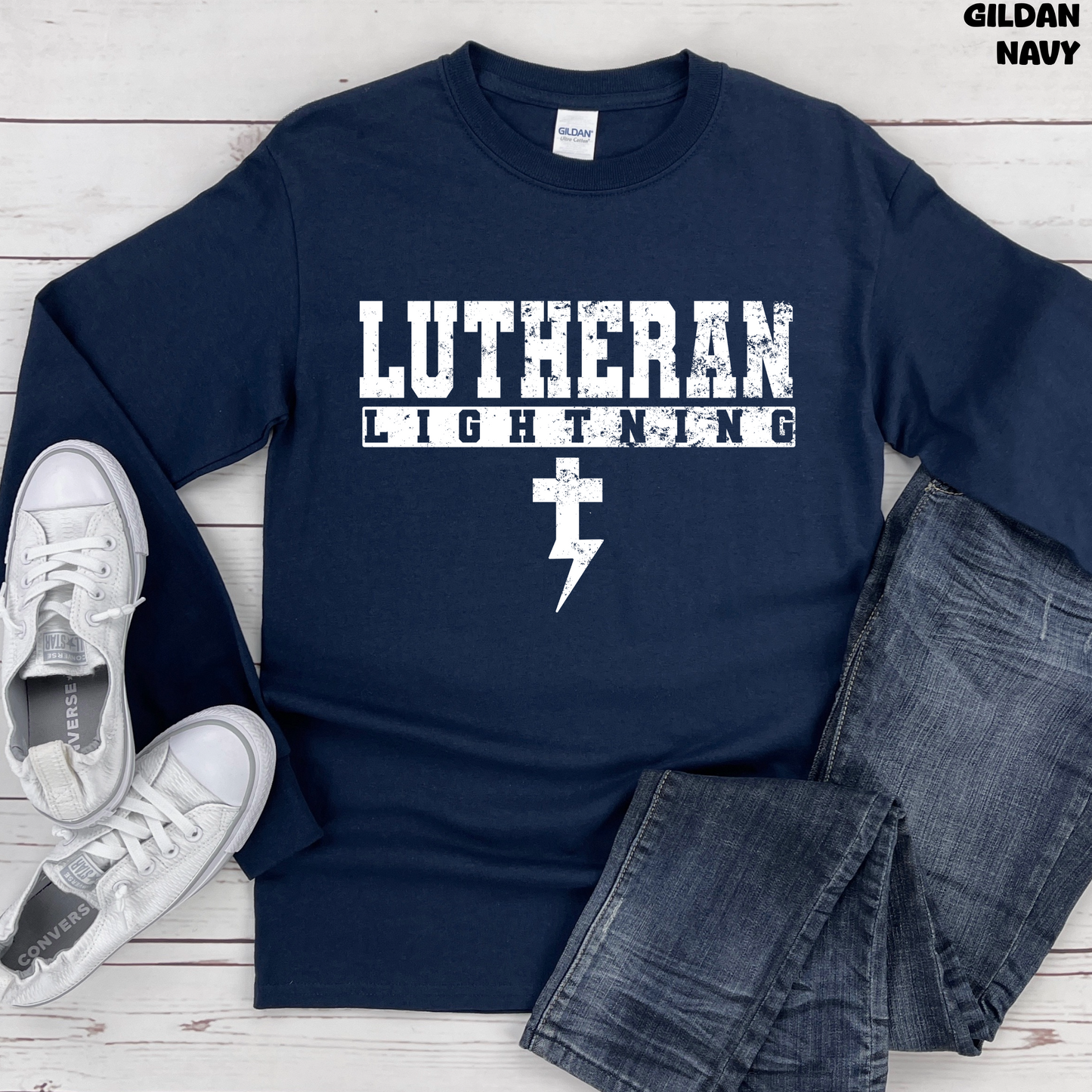 Lutheran Lightning - Athletic Font