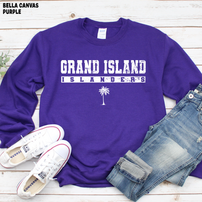 Grand Island Islanders - Athletic Font