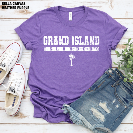 Grand Island Islanders - Athletic Font
