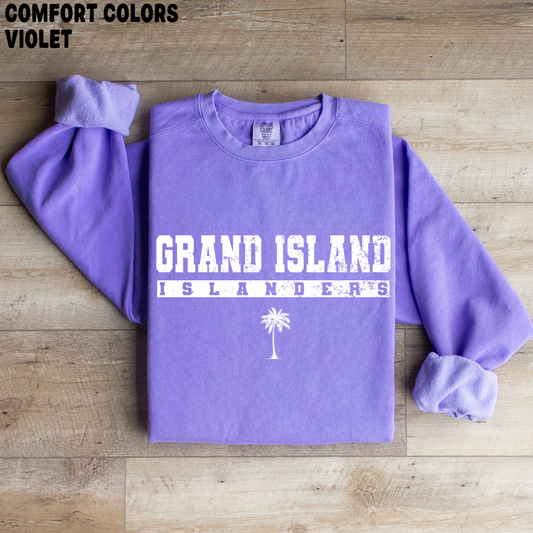 Grand Island Islanders - Athletic Font