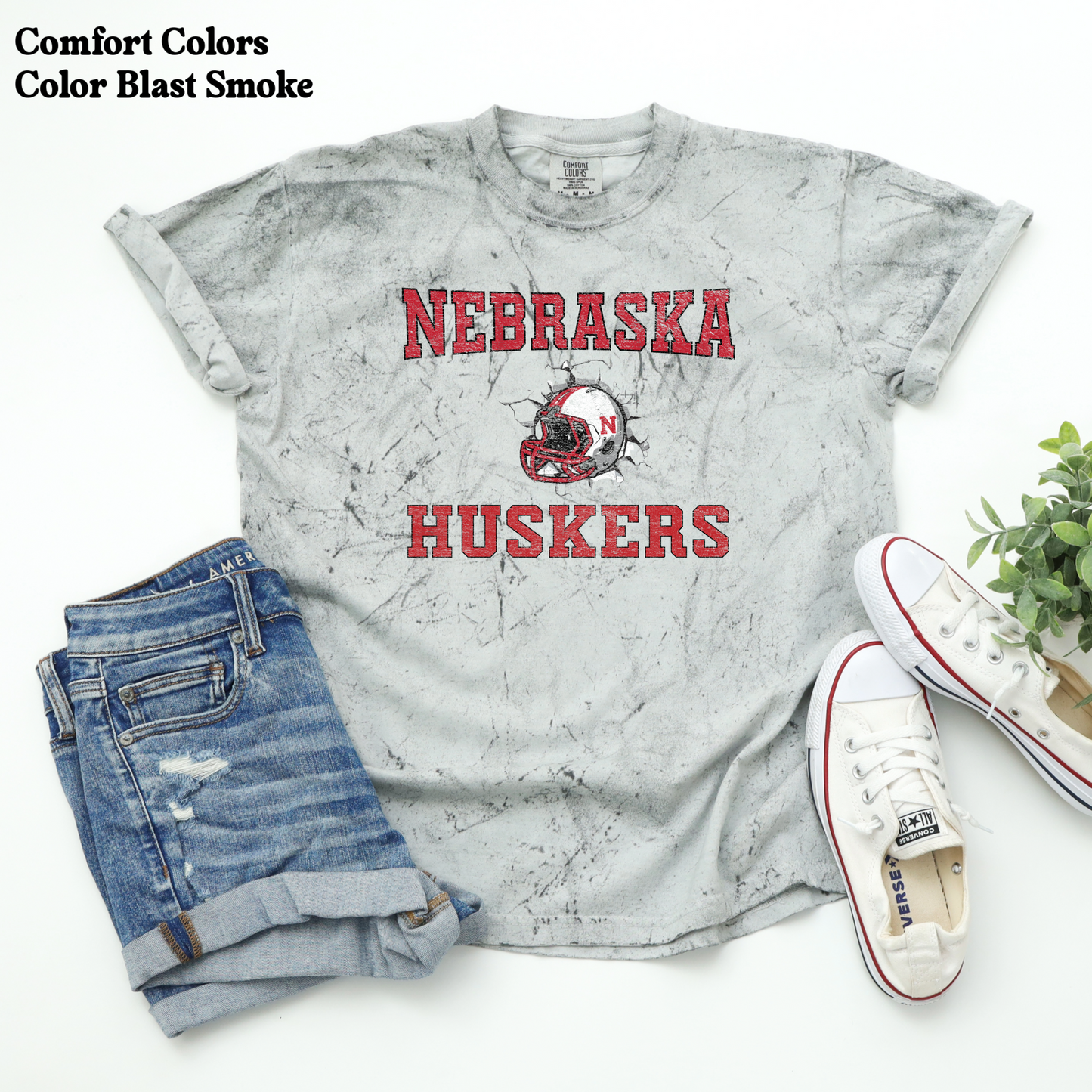 Nebraska with Helmet